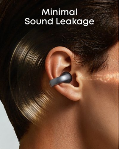 Soundcore by Anker AeroClip Open-Ear Clip-On Earbud Headphones - Black GLOBAL SHIPPING