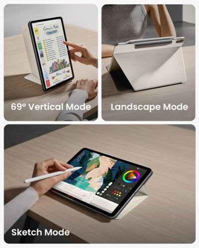 tomtoc iPad Air Detachable Folio Case for 2025 New 11 Inch iPad Air M3&M2 - White HOW TO BUY