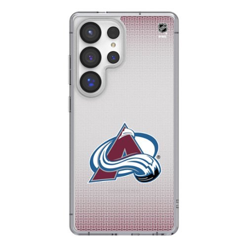 Keyscaper - NHL - Colorado Avalanche Linen Logo Galaxy Clear Case - S24 - Multicolor-Front_Standard 