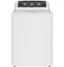 Front. GE - 4.3 Cu. Ft. High-Efficiency Top Load Washer with 5 Year Limited Parts and Labor Warranty - White with Black Stainless Steel.