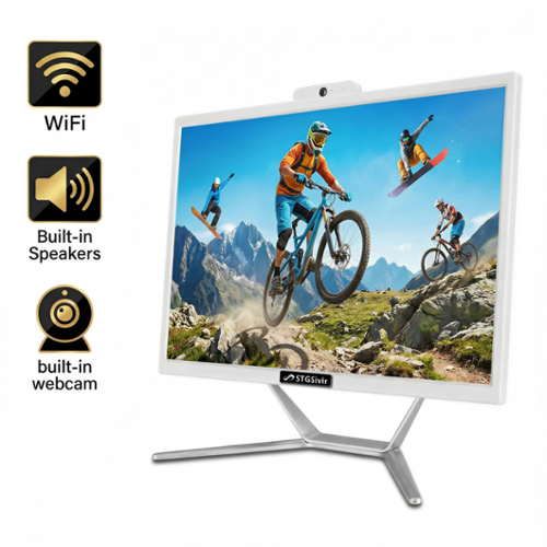 STGSivir All in One Desktop Computer, 22 inch Display, Intel Core
