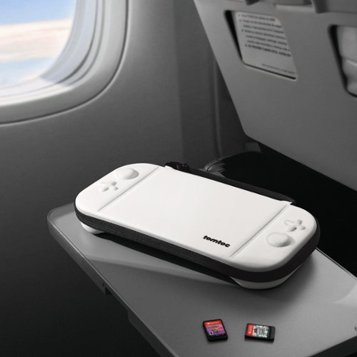 tomtoc Slim Carrying Case for Nintendo Switch 2 Model 2025, Odorless Protective Hard Shell with 12 Game Card Slots - White BUY ONLINE