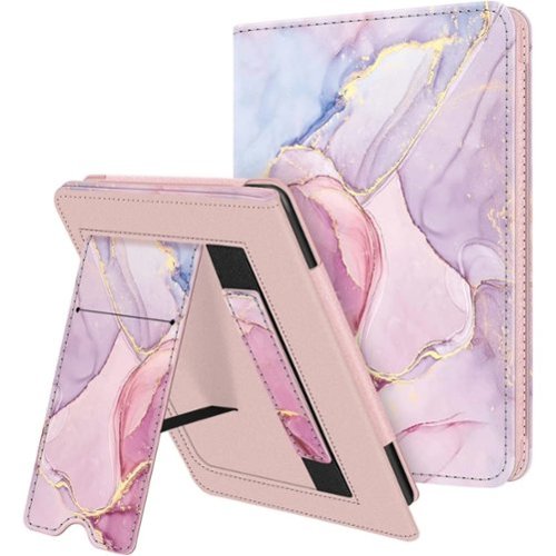 Kitcheniva - PU Leather Stand Case For 6 Inch All New Kindle 11th Gen 2024 2022 - Glittering Marble-Front_Standard 