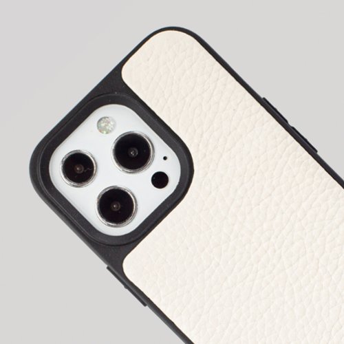 Noémie Wallet & Crossbody Strap Case for iPhone 13 Pro - White/Black WORLDWIDE DELIVERY