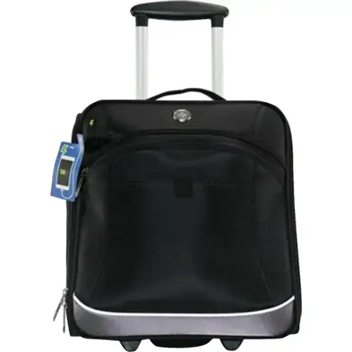 Front. Swissdigital Design - Basel Underseat Rolling Business Carrying Case, Black (SD-4000) SWISD4000 - Black.
