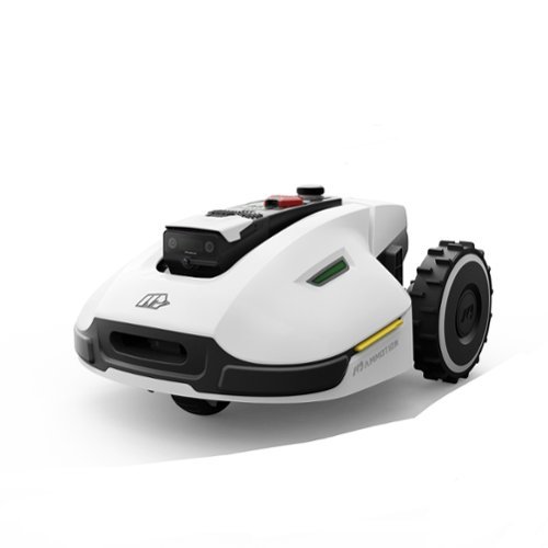 MAMMOTION - YUKA 3000 Robotic Lawn Mower,AI Obstacle Avoidance, With 4G, 0.75 Acre , Cut 1.2''-4'', Custom Lawn Designs - White-Front_Standard 