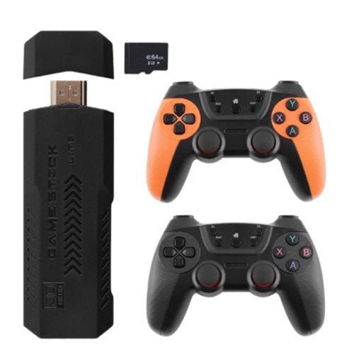 X2 Pro 64G 35000+Games 3D Retro Wireless Video Game Console 4K 3D HD Game Stick-Front_Standard 