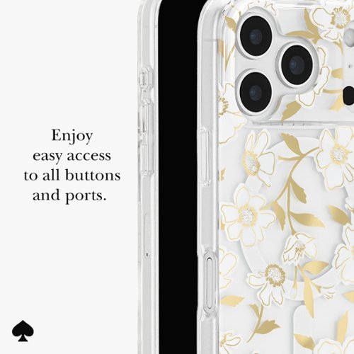 kate spade new york Protective Case with MagSafe for Apple iPhone 17 Pro - Sunshine Floral GLOBAL SHIPPING