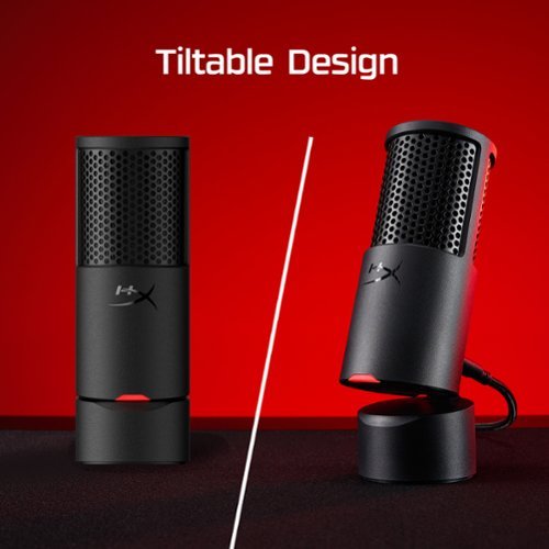 HyperX SoloCast 2 Wired Cardioid USB-C Condenser Gaming Microphone - Black WORLDWIDE DELIVERY