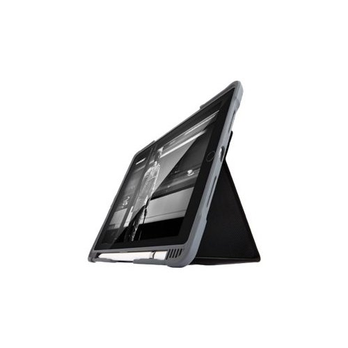 STM - Dux Protective Case for Apple® 10.5" iPad® Pro - Black-Front_Standard 