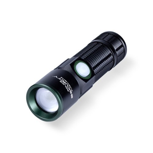 Police Security USB 550 Lumen Flashlight - Black GLOBAL SHIPPING