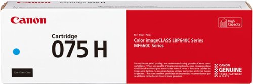 Canon - Toner 075 High Yield Toner Cartridge - Cyan