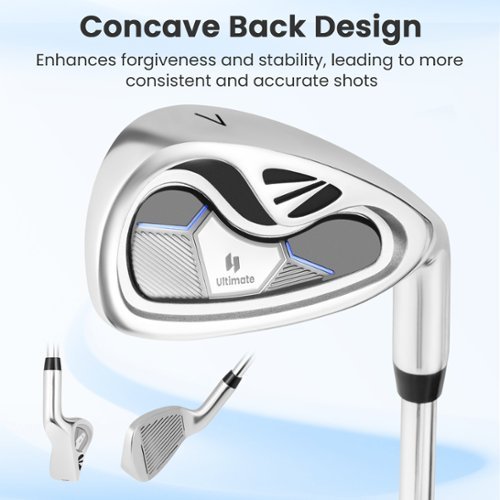 Gymax #7 Iron Single Golf Club for Men w/ Steel Shaft for Right
