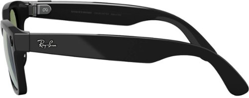 Ray-Ban Meta Wayfarer glasses with Meta AI, Audio, Photo, Video Compatibility - Green Lenses - Shiny Black BUY IN DUBAI