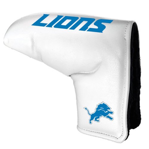 Team Golf - Detroit Lions Tour Blade Putter Cover - White-Front_Standard 