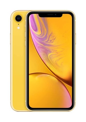 Apple - Refurbished Excellent - iPhone XR A1984 (Fully Unlocked) 64GB - Yellow-Front_Standard 