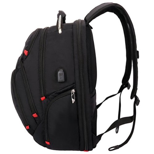 Swissdigital Design Pixel Backpack - Black WORLDWIDE DELIVERY