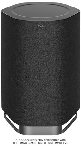 TCL - Z100-SW Wireless Home Theater Subwoofer with Dolby Atmos FlexConnect Technology - Black-Front_Standard 