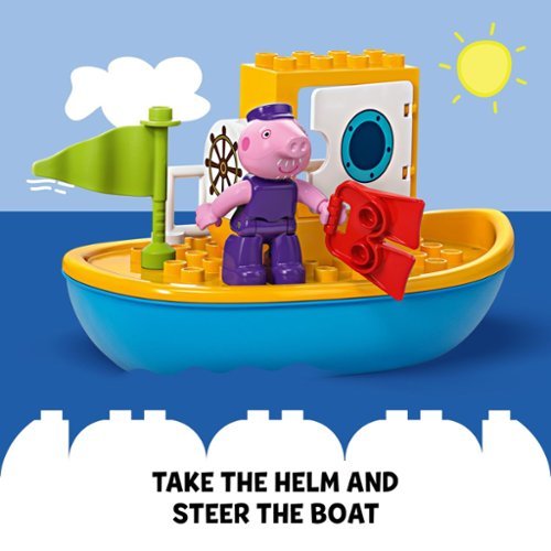 LEGO DUPLO Peppa Pig Boat Trip Bath Toy 10432 GLOBAL SHIPPING