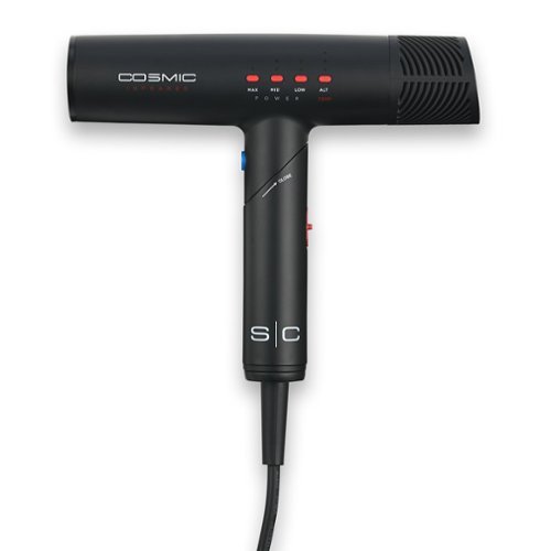 StyleCraft - Cosmic Foldable Handle Hair Dryer - Black-Front_Standard 