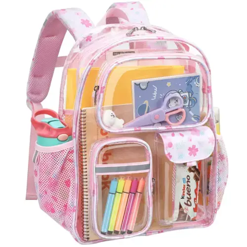 1pcs, A-pink Floral-Backpack