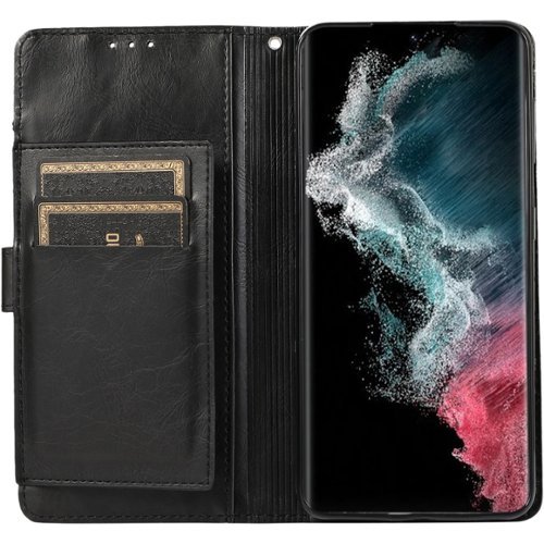 SaharaCase Folio Wallet Case for Samsung Galaxy S23 - Black HOW TO BUY