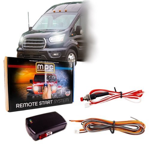 MPC - Factory Remote Activated Start Kit For 2022-2023 Ford Transit-250 Key-To-Start - Black-Front_Standard 