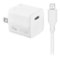 Insignia™ - 30W USB-C Super-Fast Charge Kit for iPhone 14 Pro Max, iPhone 14 Plus, iPhone 13 Pro Max - White-Front_Standard
