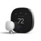 ecobee - Smart Thermostat Premium - WiFi, Siri & Alexa Built-In, Smart Sensor, Air Quality Monitor - Black-Front_Standard