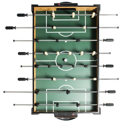 Costway 48'' Competition Sized Wooden Soccer Foosball Table Home Recreation Adults & Kids - Brown+Black WHERE TO BUY