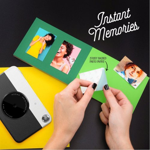 Kodak Printomatic Instant Print Camera - Instant Digital Camera Prints on Zink 2x3 Photo Paper - Black WHERE TO BUY