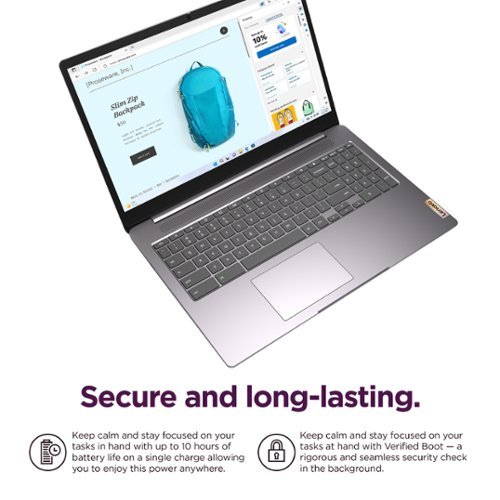 Lenovo IdeaPad 3i Chromebook Laptop - 15.6 Full HD Touch Screen - Pentium Silver N6000 - 8GB Memory - 128GB SSD - Arctic Grey HOW TO BUY