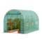 VEVOR - Walk-in Tunnel Greenhouse, 9.6x6.4x6.2 ft Hoop House Greenhouse Tunnel, Plant Hot House with Galvanized Steel Frame - Green-Front_Standard