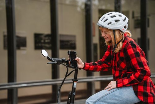 Lectric eBikes Hands-Free Phone Mount for Most Cell Phones - Black BUY ONLINE