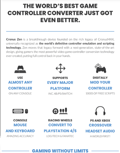 Collective Minds Cronus Zen Controller Emulator for Xbox One, Xbox