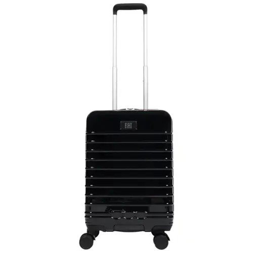 Front. Ful - 22" Expandable Hardside Carry-On Spinner - BLACK.