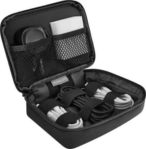 Insignia™ Travel Case for Electronic Accessories - Black SHOP ONLINE