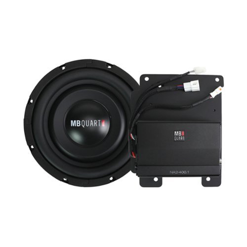 MB Quart - 8" Subwoofer Upgrade for 21-24 Ford Bronco, Tuned Audio Package, 400W - Black-Front_Standard 