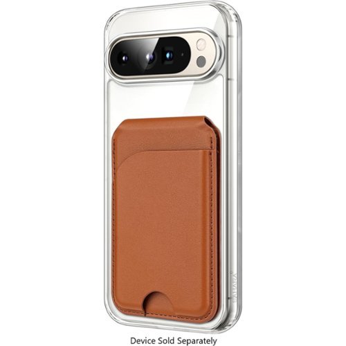 SaharaCase Venture Series Wallet Case for Google Pixel 9 Pro XL - Clear/Desert Brown GLOBAL SHIPPING