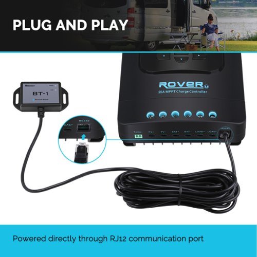 Renogy BT-1 Bluetooth Module - Black WORLDWIDE DELIVERY
