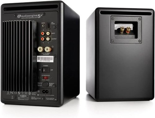 Audioengine A5+ Wired Home Music System Bookshelf Speakers Black