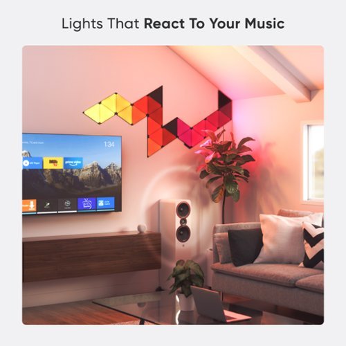 Nanoleaf Shapes Ultra Black Triangles Expansion Pack (3 Panels) - Multicolor GLOBAL SHIPPING