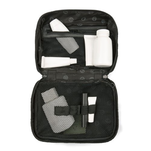 Bugatti Reborn Collection - Toiletry bag - RPET Polyester - Black GLOBAL SHIPPING