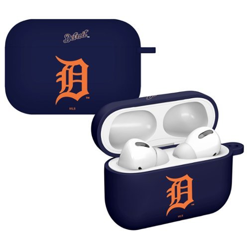 Artinian - Detroit Tigers AirPods Pro Silicone Case Cover - Navy-Front_Standard 