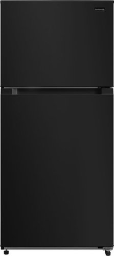 Frigidaire - 22 Cu. Ft. Garage Ready Top Freezer Refrigerator - Black
