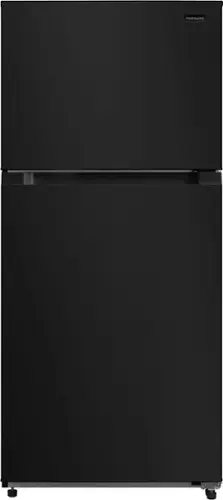 Front. Frigidaire - 22 Cu. Ft. Garage Ready Top Freezer Refrigerator - Black.