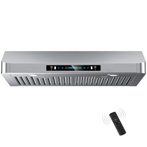 ZJKLA - 30 inches - Externally Vented - Under cabinet Range Hood - Stainless Steel-Front_Standard 