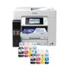 Epson - EcoTank Pro ET-5850 Wireless All-In-One Supertank Inkjet Printer - White-Front_Standard