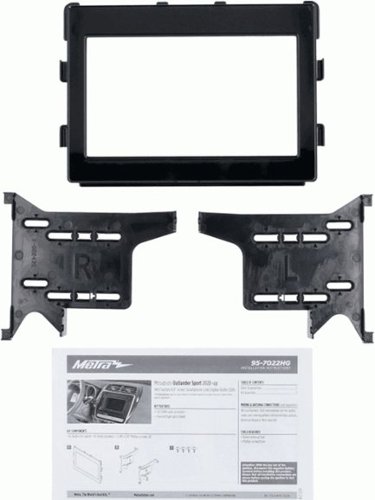 Metra Dash Kit for 2020-Up Mitsubishi Outlander Sport Vehicles - High-gloss Black GLOBAL SHIPPING
