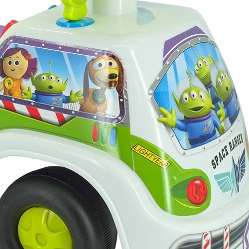 Kiddieland Adventure Ride-On - Buzz Lightyear, Disney Space Light & Sound,12mo+ WORLDWIDE DELIVERY